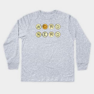 Word Nerd Kids Long Sleeve T-Shirt